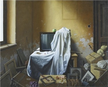 Painting, Wahed Khakdan, A Room in Nohel, 2007, 4490
